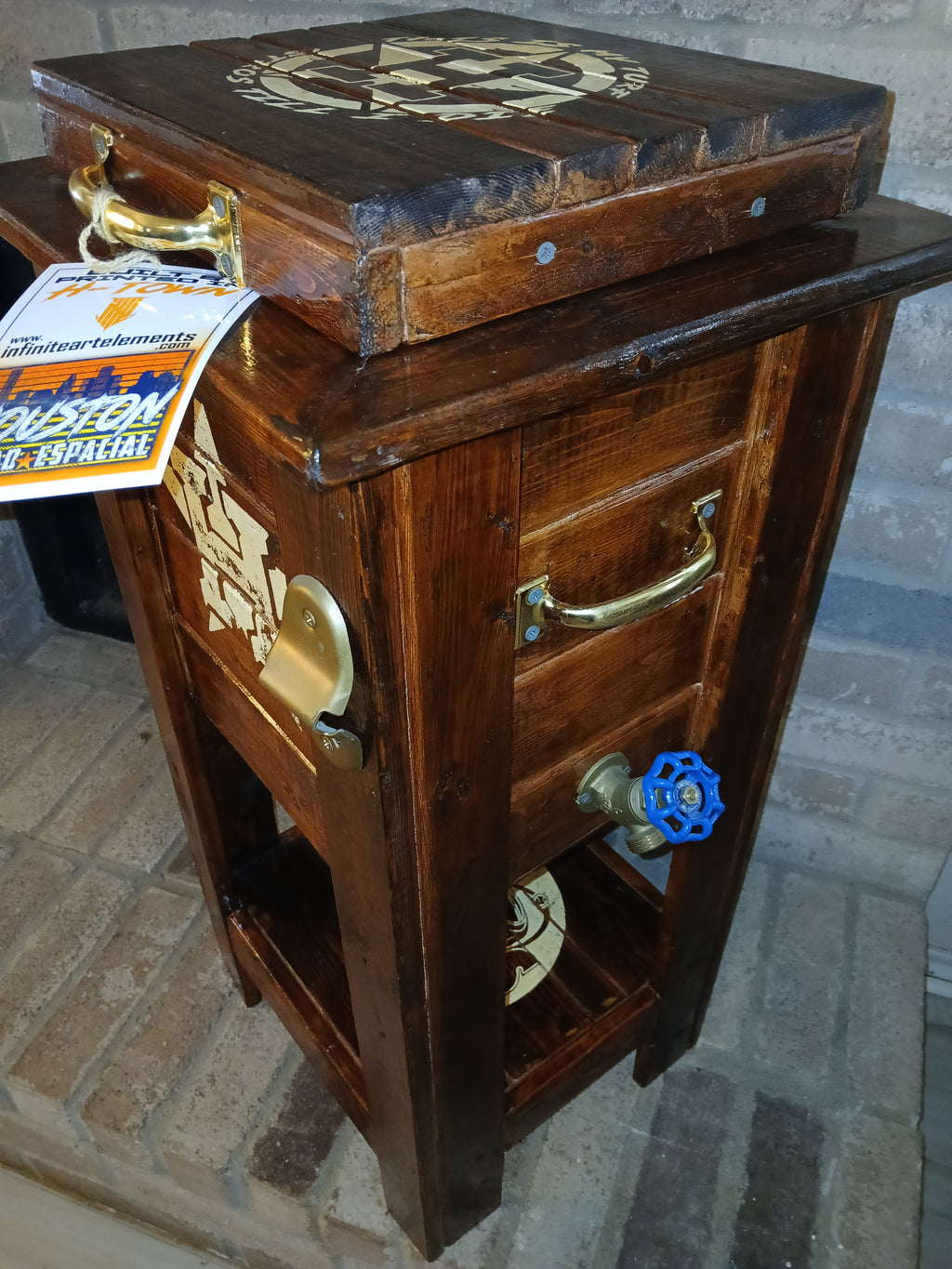 Astros Rustic Mini Cooler