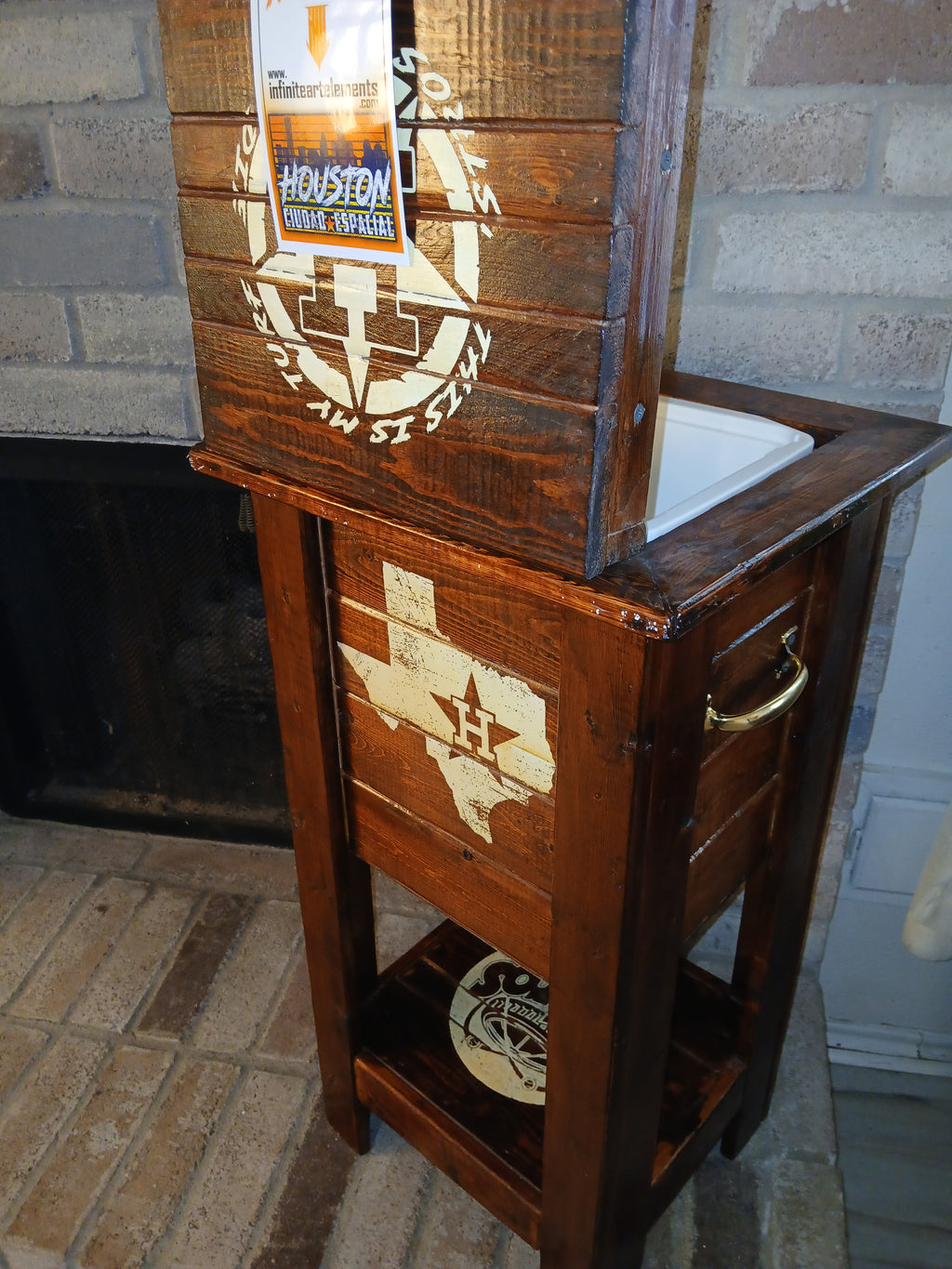 Astros Rustic Mini Cooler
