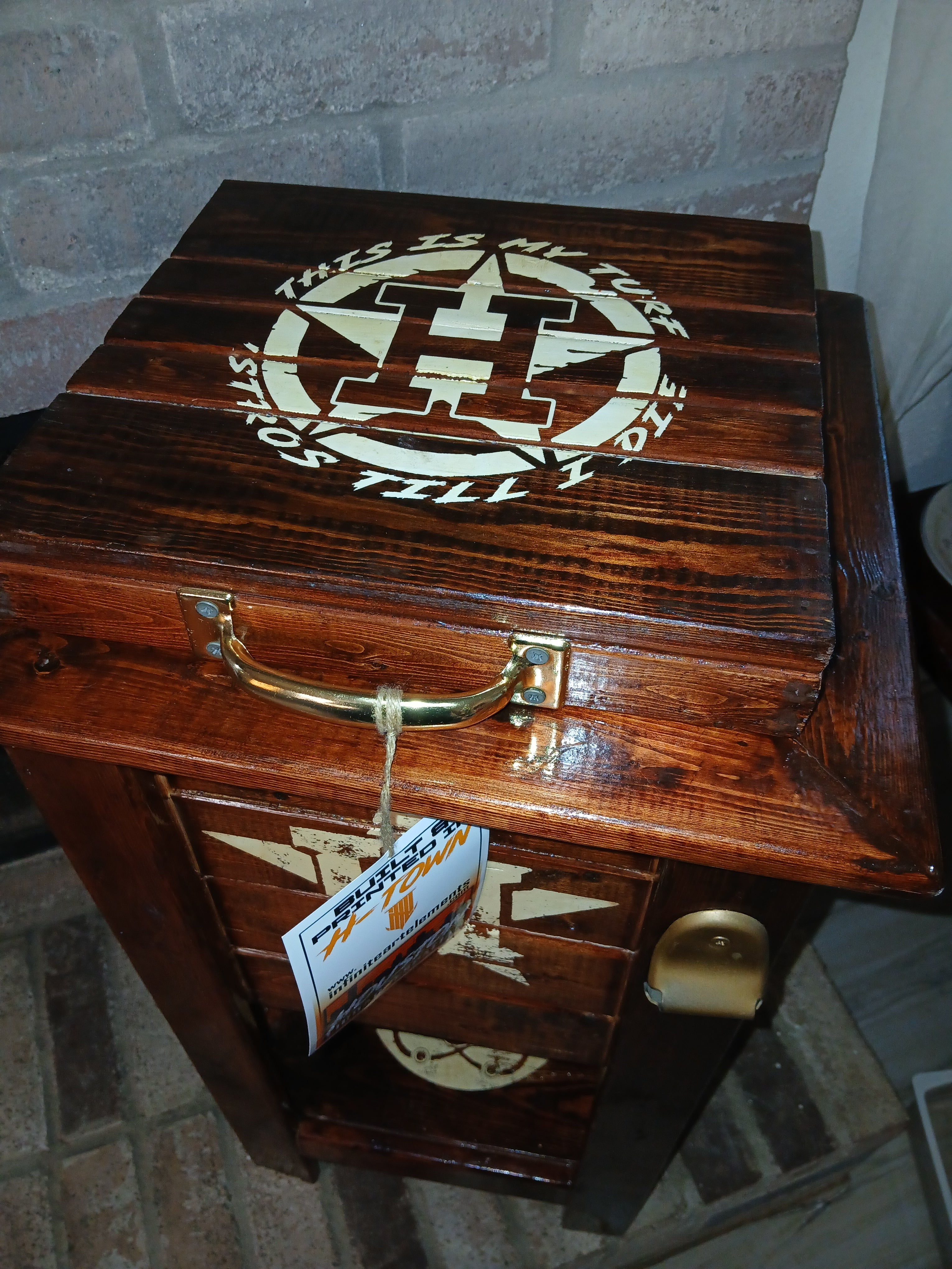 Astros Rustic Mini Cooler