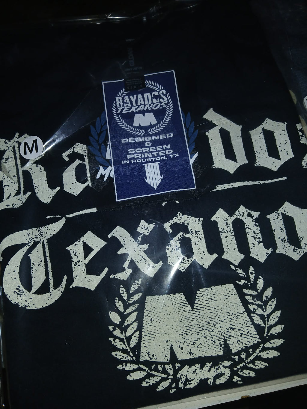 Rayados Texanos Official FAN Shirt - SOLID BLACK SHIRT